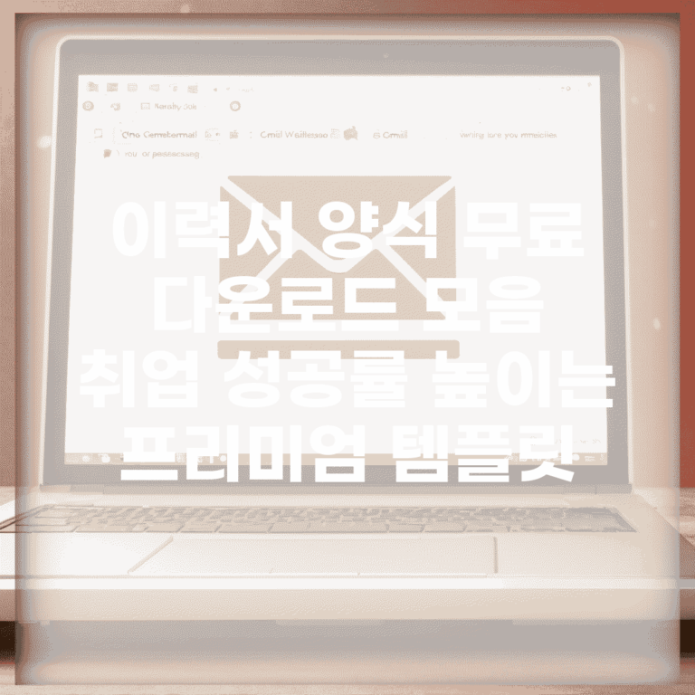 이력서 양식 무료 다운로드 모음 | 취업 성공률 높이는 프리미엄 템플릿