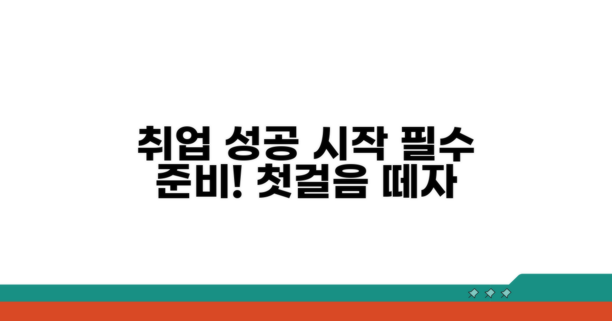 취업, 성공적인 시작을 위한 준비