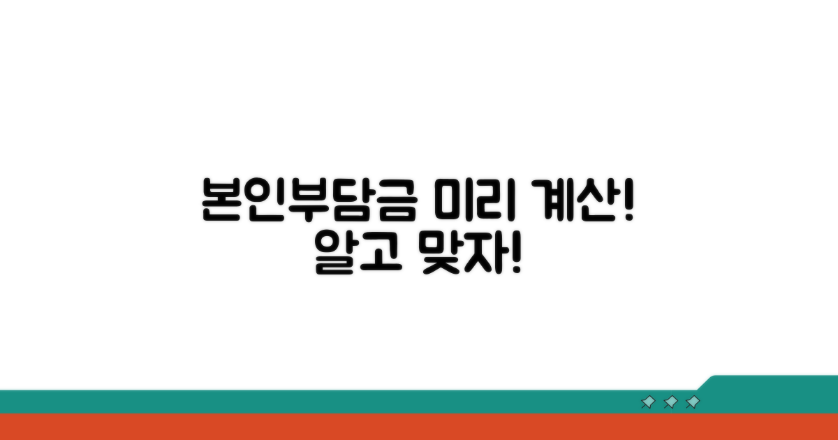 본인부담금, 미리 계산해보자