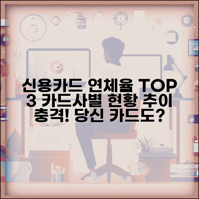 신용카드 연체율 통계 | 카드사별 연체율 현황과 추이