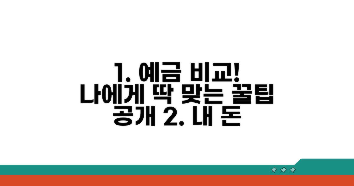 예금 종류별 특징 알아보기
