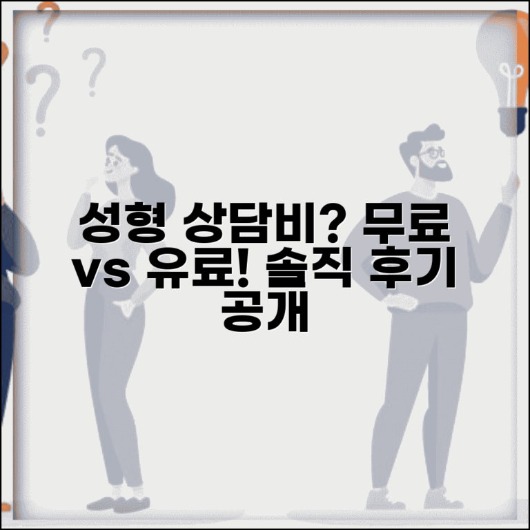 성형 상담비도 내야 하나요 | 성형 상담 | 상담비 | 무료