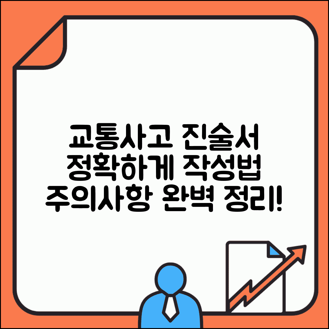 교통사고 진술서 작성법 | 발생상황 진술서 양식 | 사고 경위서 작성 주의사항 총정리