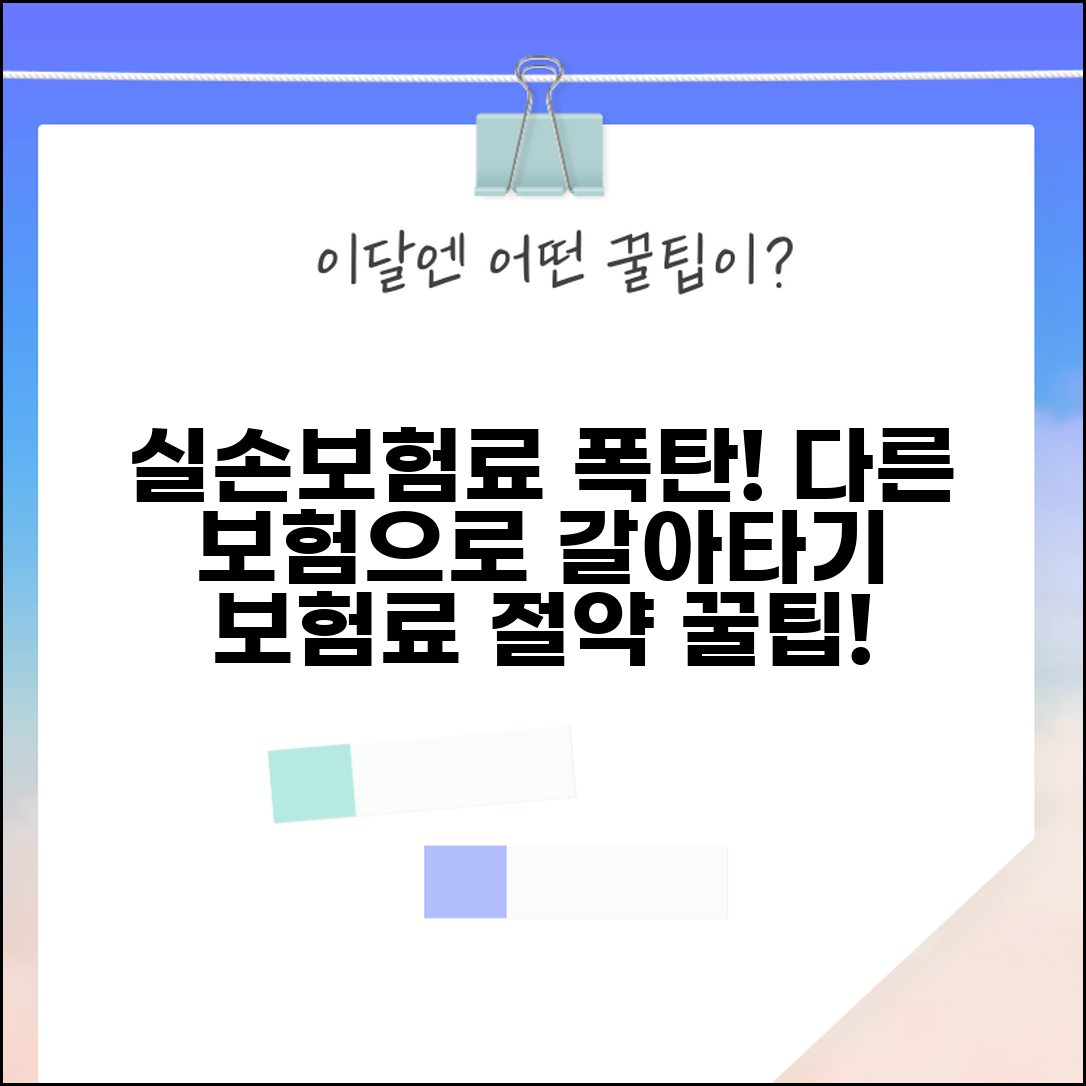 실손보험료 올라서 다른 보험으로 바꾸고 싶어요 | 실손보험변경 | 보험료절약 | 주의사항