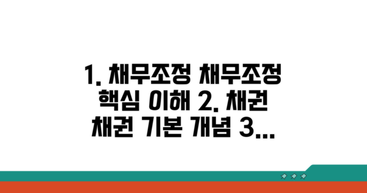 채무조정채권 기본 개념 이해