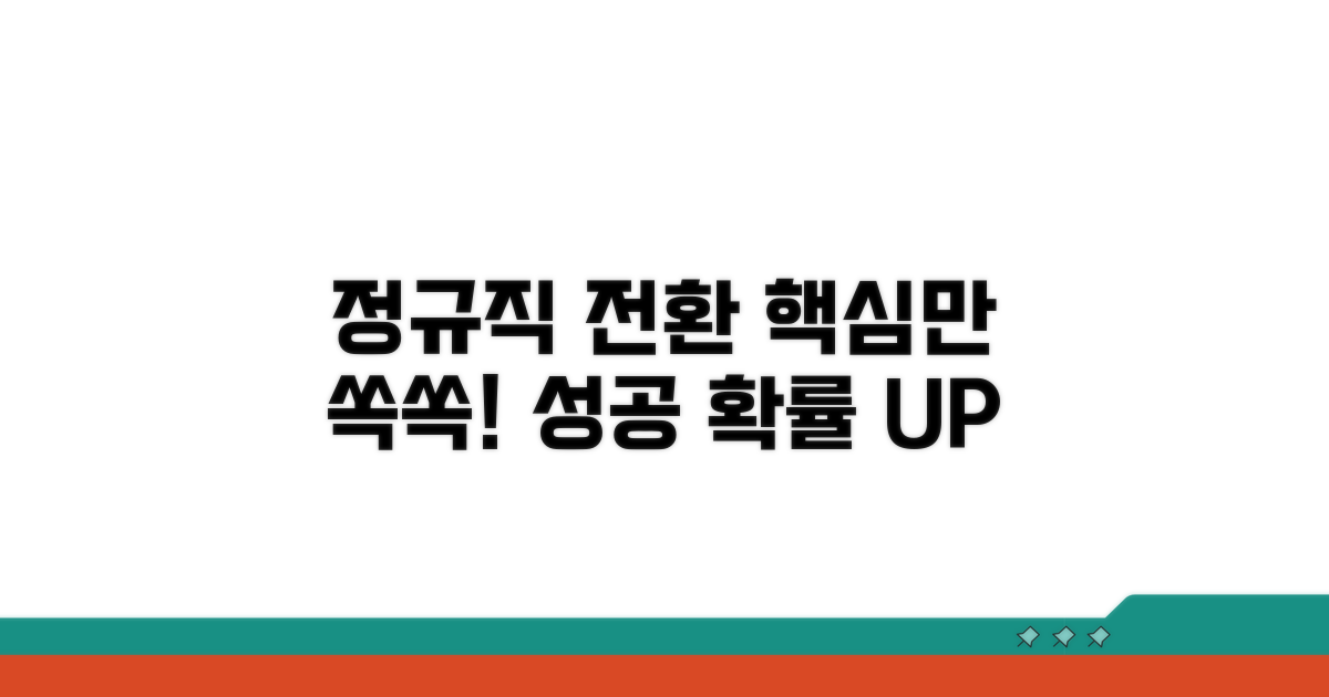 정규직 전환, 이것만 알면 쉬워져요
