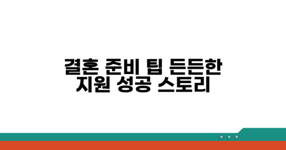 든든한 지원, 성공적인 결혼 준비 팁