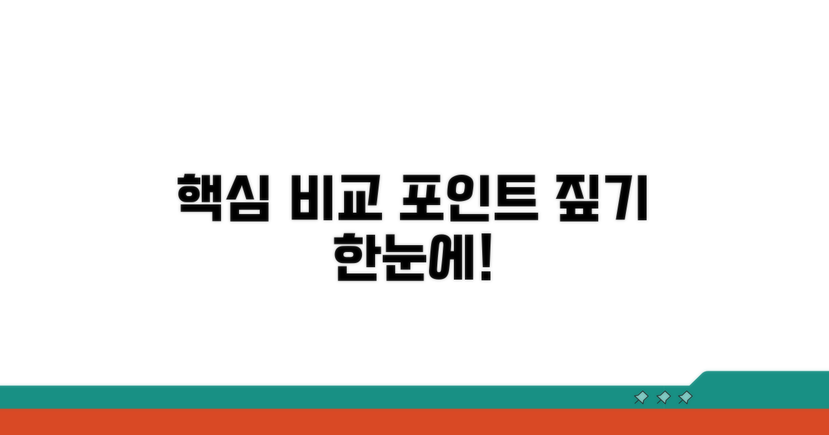 주요 비교 포인트 짚어보기