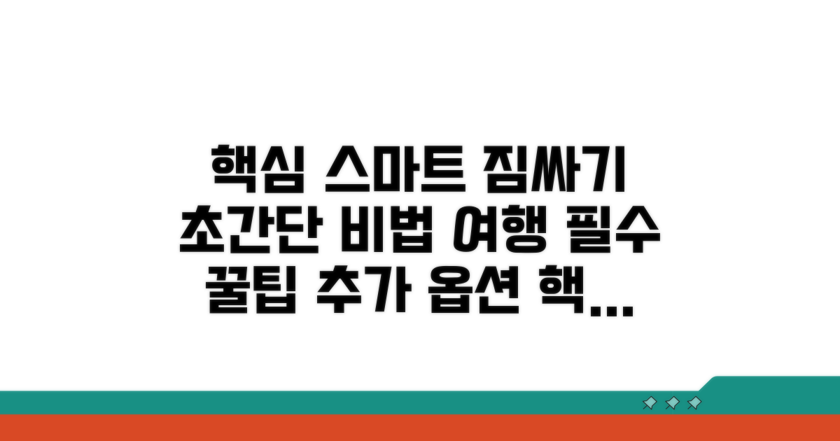 스마트하게 짐 싸는 비법 공개
