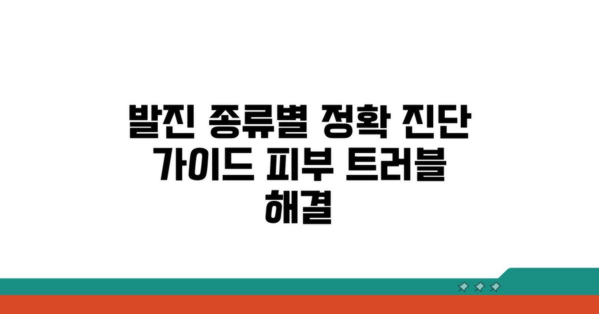 발진 유형별 상세 분석