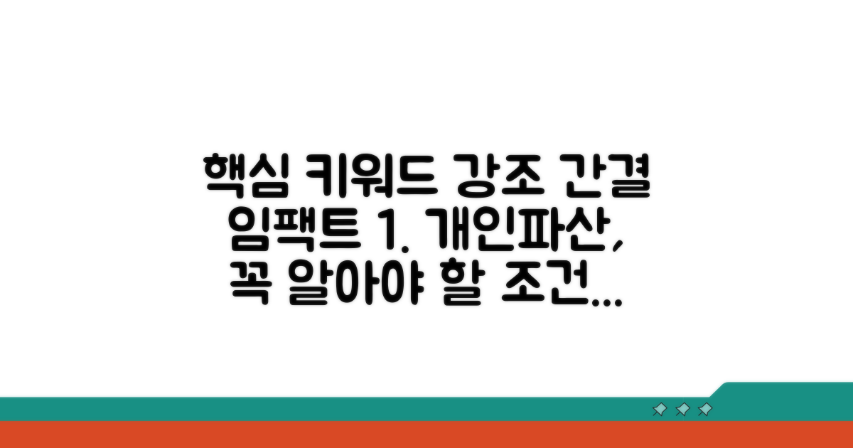개인파산 조건과 자격 상세 안내