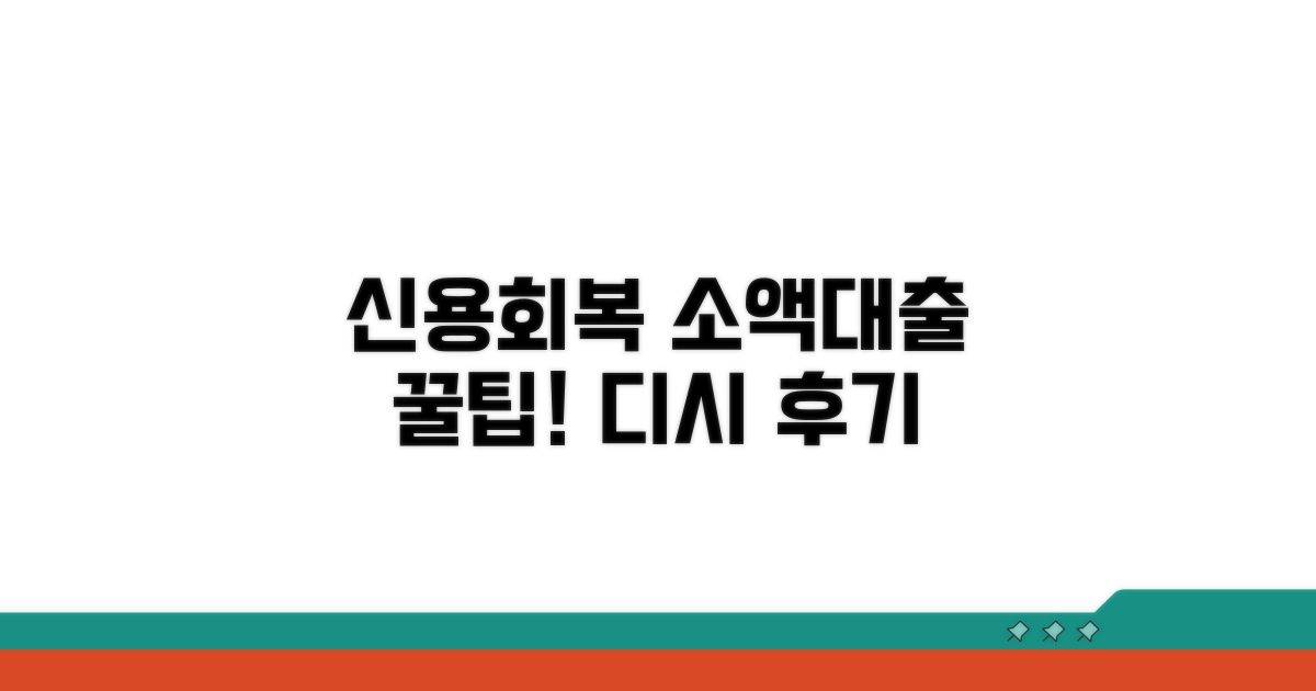 디시에서 본 신용회복 소액대출 후기