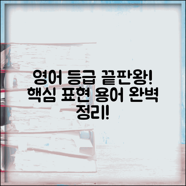 등급 영어 표현과 관련 용어 총정리