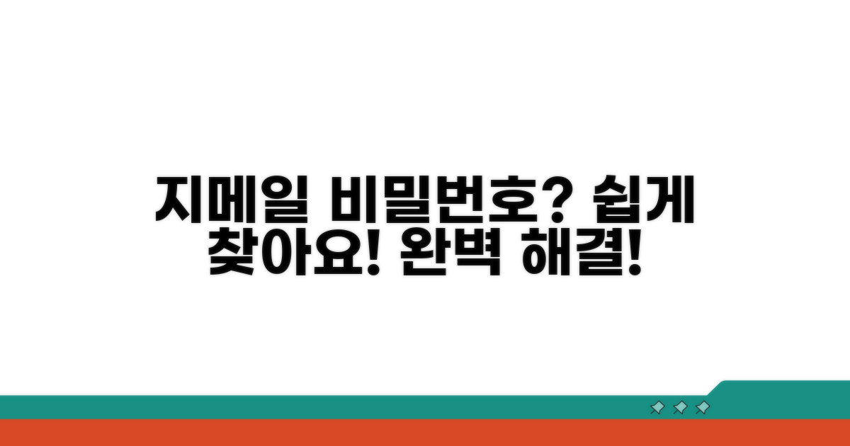 지메일 비밀번호 찾기 완벽 가이드
