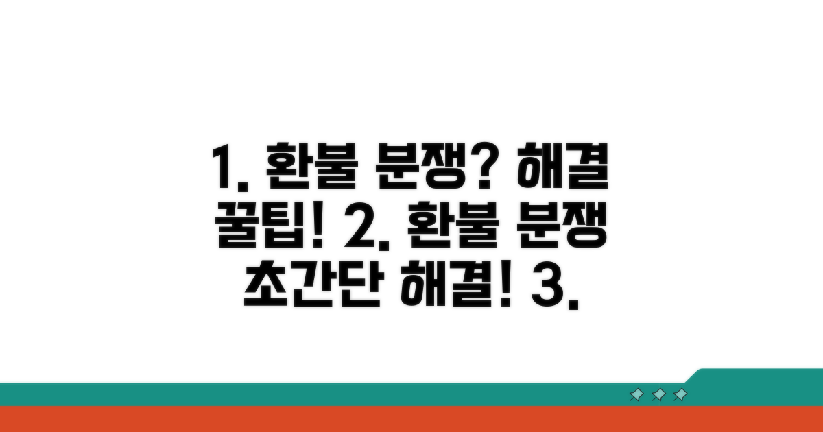 환불 분쟁, 해결을 위한 꿀팁