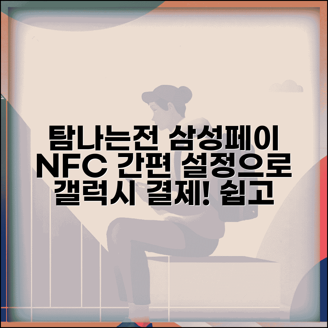 탐나는전 삼성페이 연동 방법과 갤럭시 NFC 결제 설정