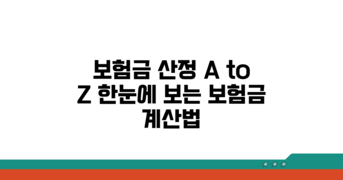 보험금 산정 방법, 단계별 확인
