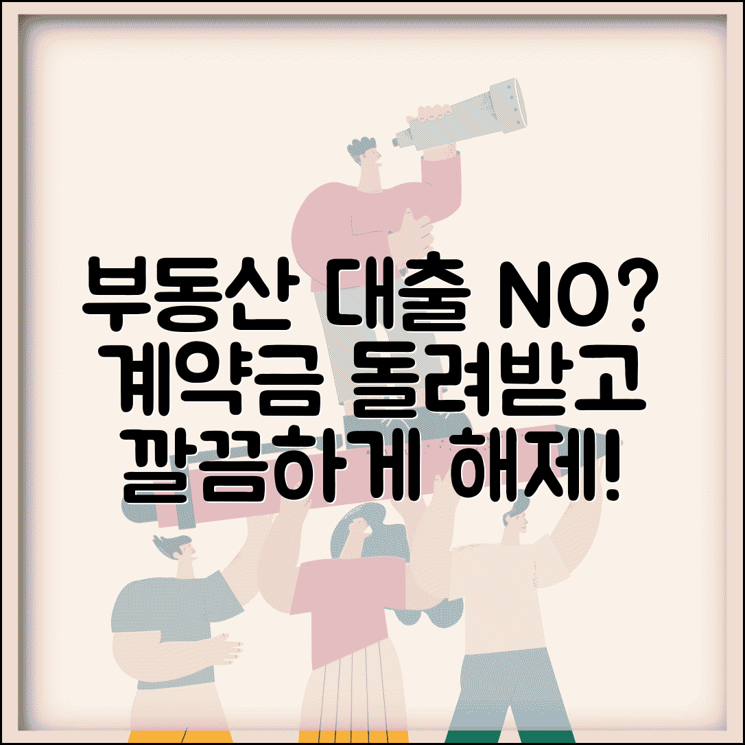 부동산 대출 불승인 시 계약 취소 가능한가요 | 융자특약, 계약금 반환, 계약해제 방법