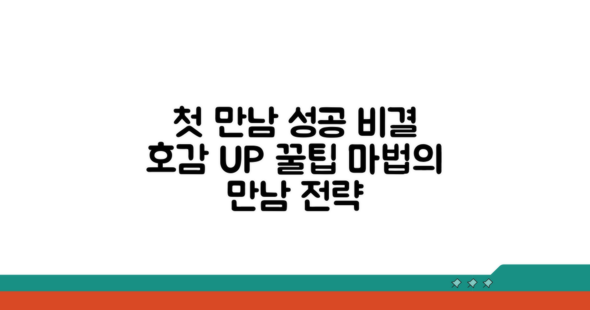 성공적인 만남을 위한 꿀팁
