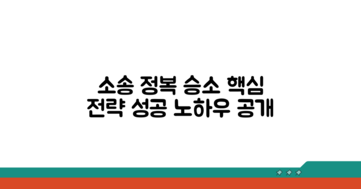 소송 절차와 성공 전략