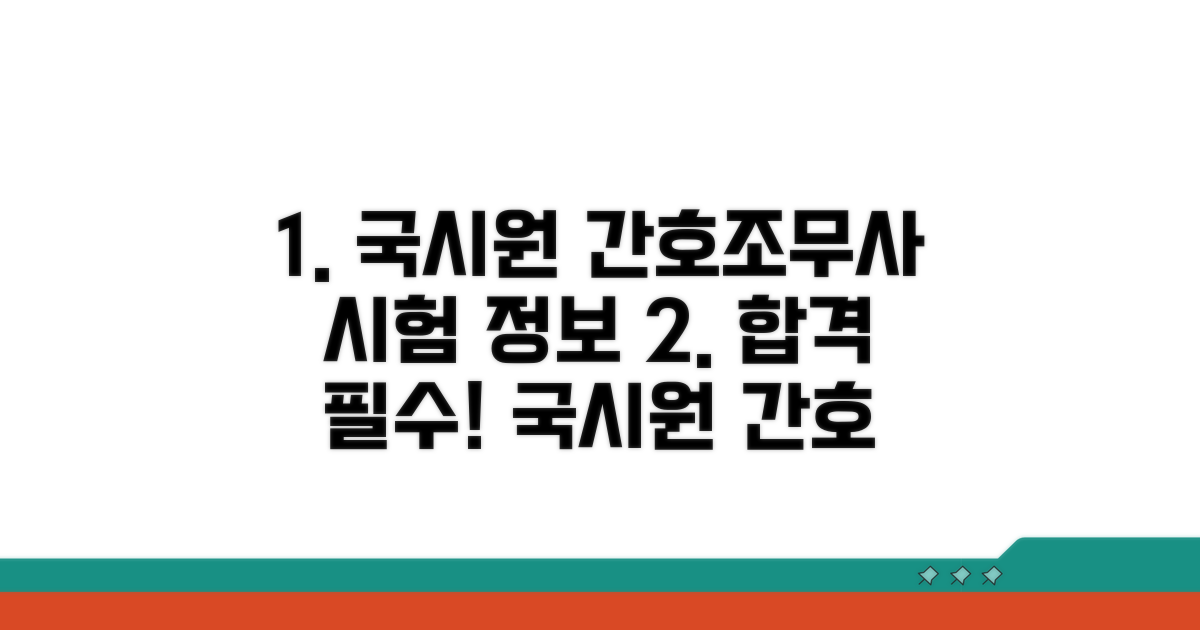 국시원 간호조무사 시험: 기본 정보