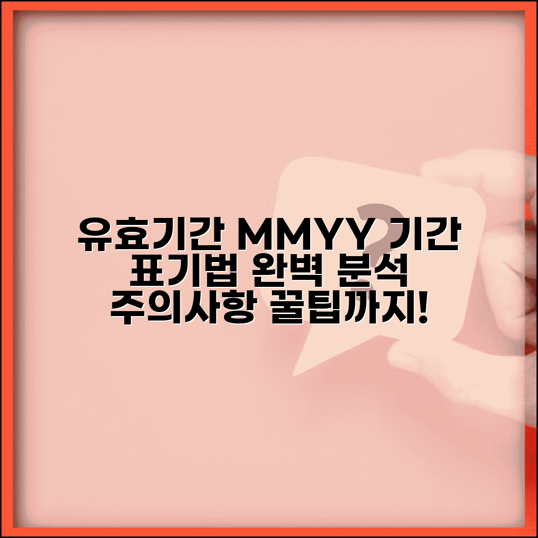 유효기간 MM YY 표기법 | 월년도 표시 방법 완벽 해석 및 주의사항 총정리