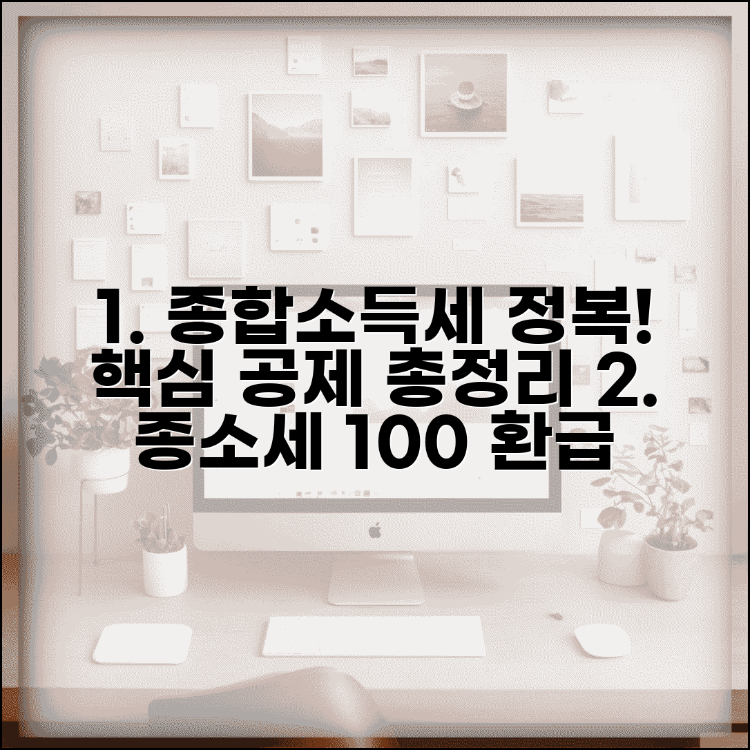 종합소득세 계산 과정 | 종소세 소득공제 세액공제 단계별 방법 총정리