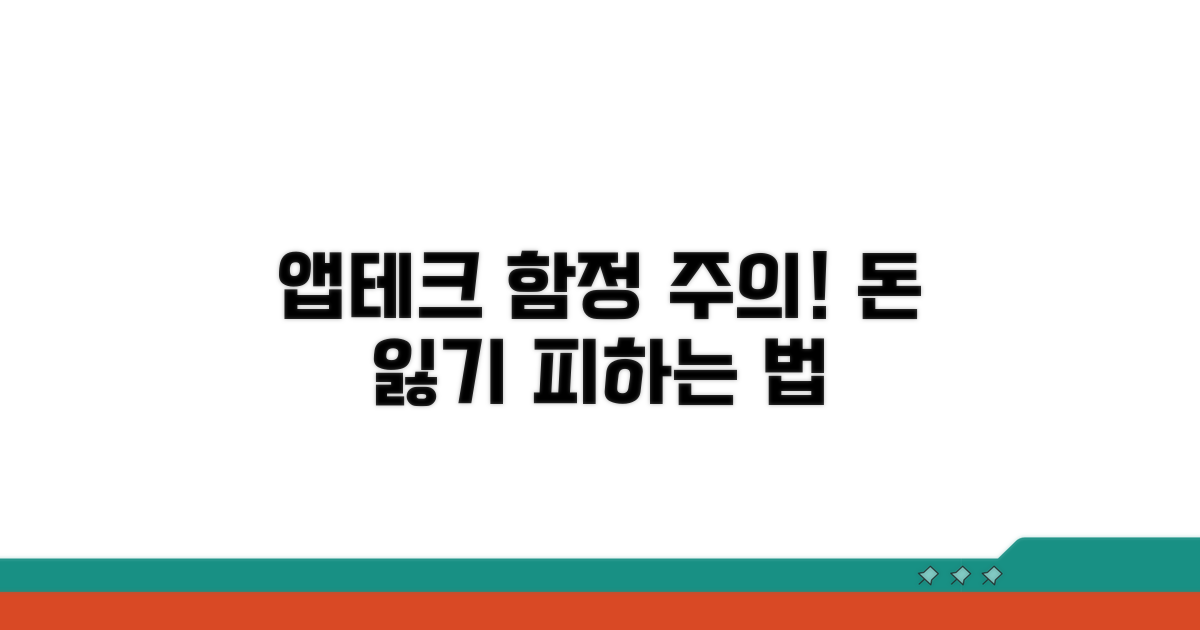 주의해야 할 앱테크 함정 피하기