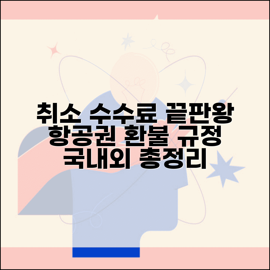 취소 수수료 항공권 비교 | 항공사별 환불 규정, 최신 수수료 총정리