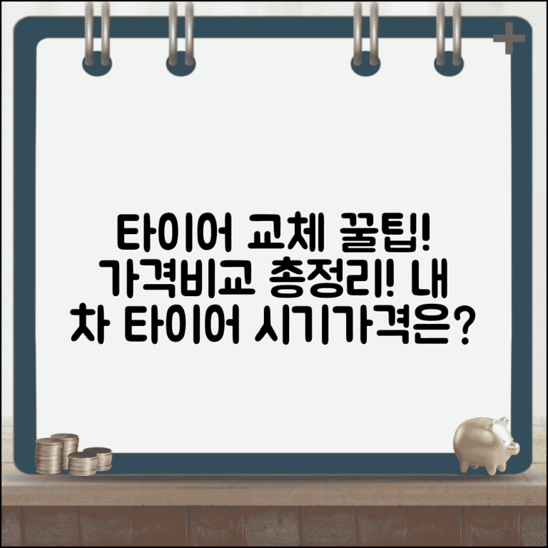 타이어 교체 비용 오타 수정 | 타이어 교체 시기 및 브랜드별 가격 비교 총정리