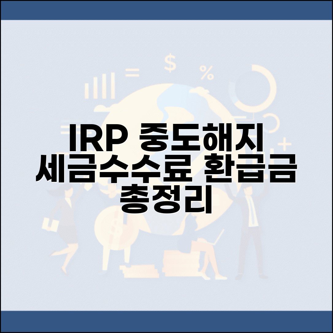 IRP 중도해지 세금 수수료 계산 및 절차 | 해지 조건, 환급금, 주의사항 총정리