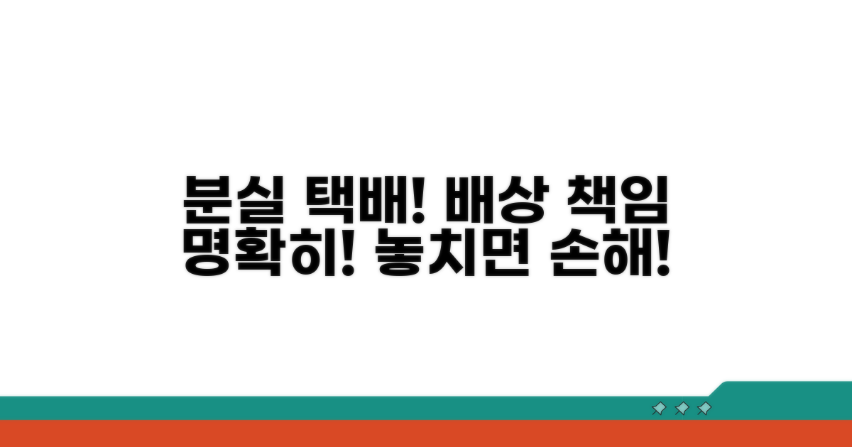 택배 분실 시 배상 책임 명확히!