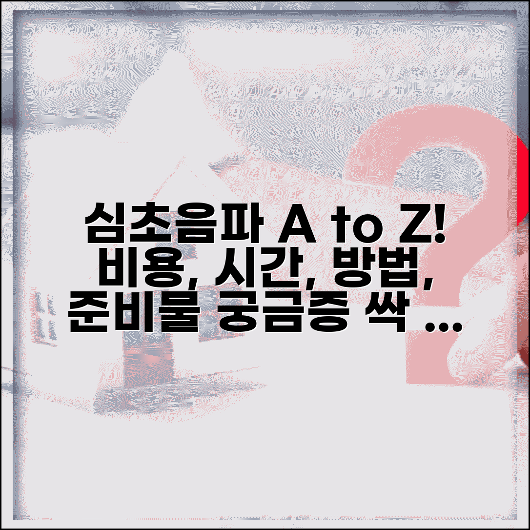 심장 초음파 검사 비용 시간 | 심초음파 검사 방법 금식, 준비물 총정리