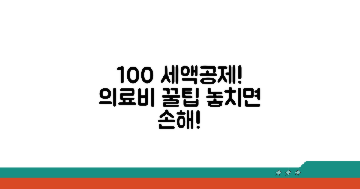 의료비 세액공제 100% 활용법