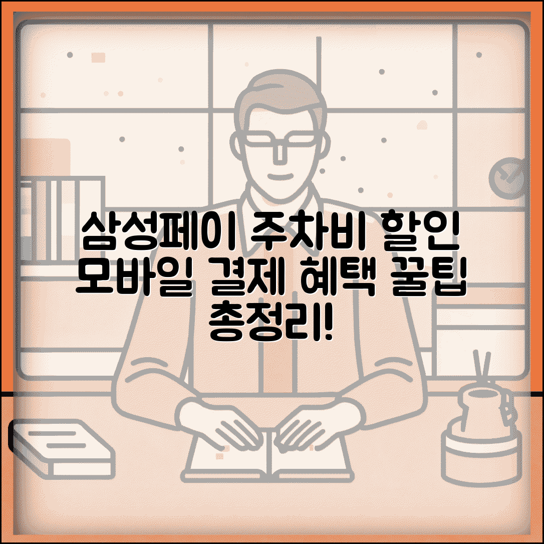 주차요금 삼성페이 결제 방법 할인 | 모바일 주차비 결제 혜택 총정리