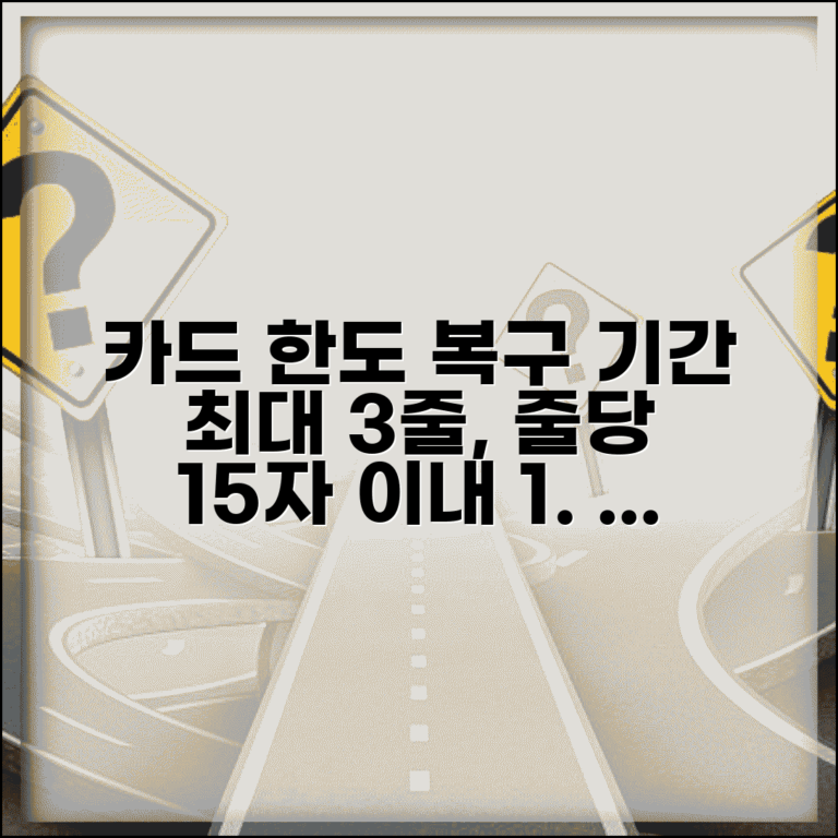 신용카드 한도 이용기간 | 카드 한도 복구 기간 완벽가이드