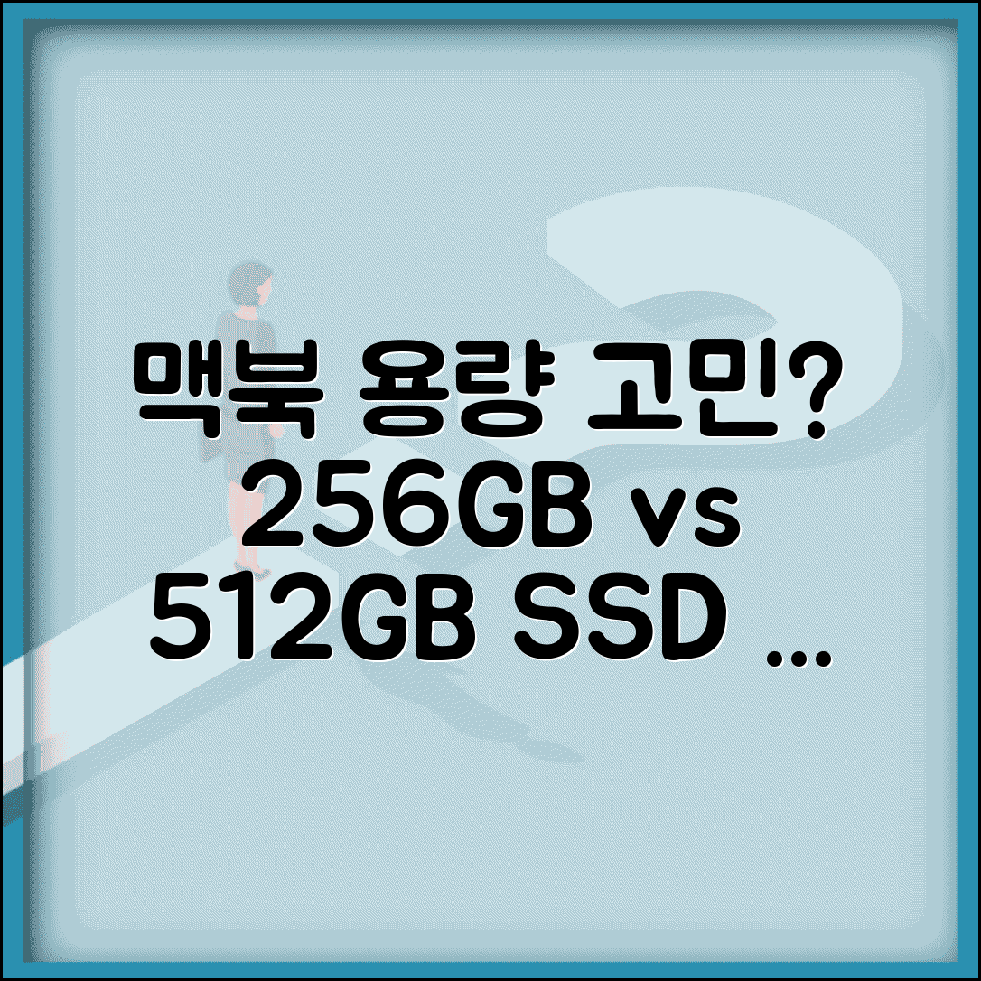 맥북 저장 용량 256GB vs 512GB 선택 | 맥북 SSD 용량 부족 대처