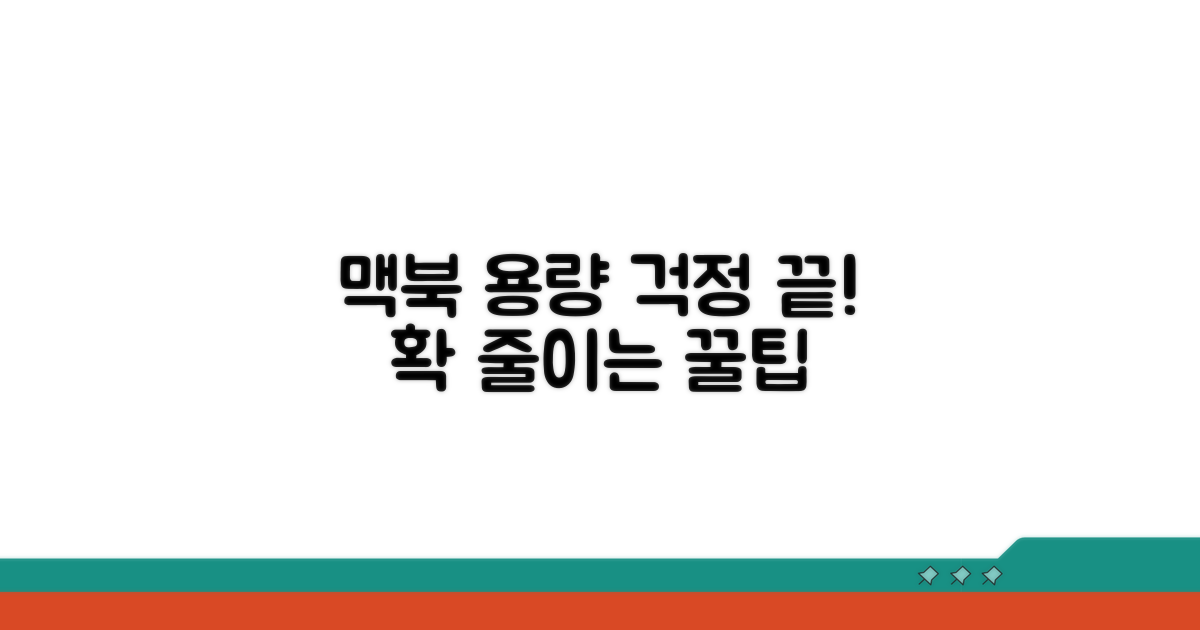 스마트한 맥북 저장 용량 관리법