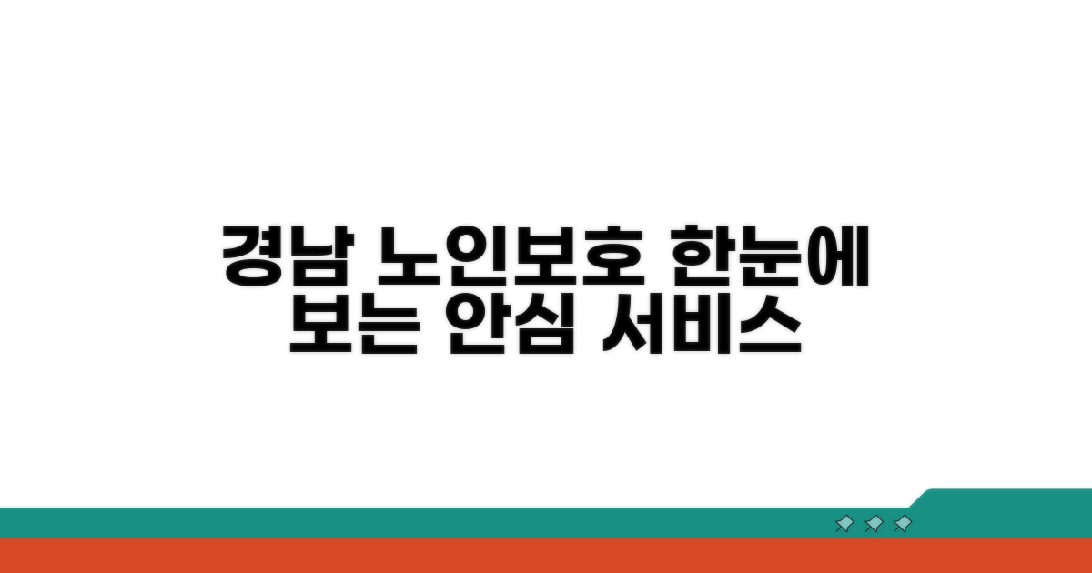 경남 노인보호 서비스 개요