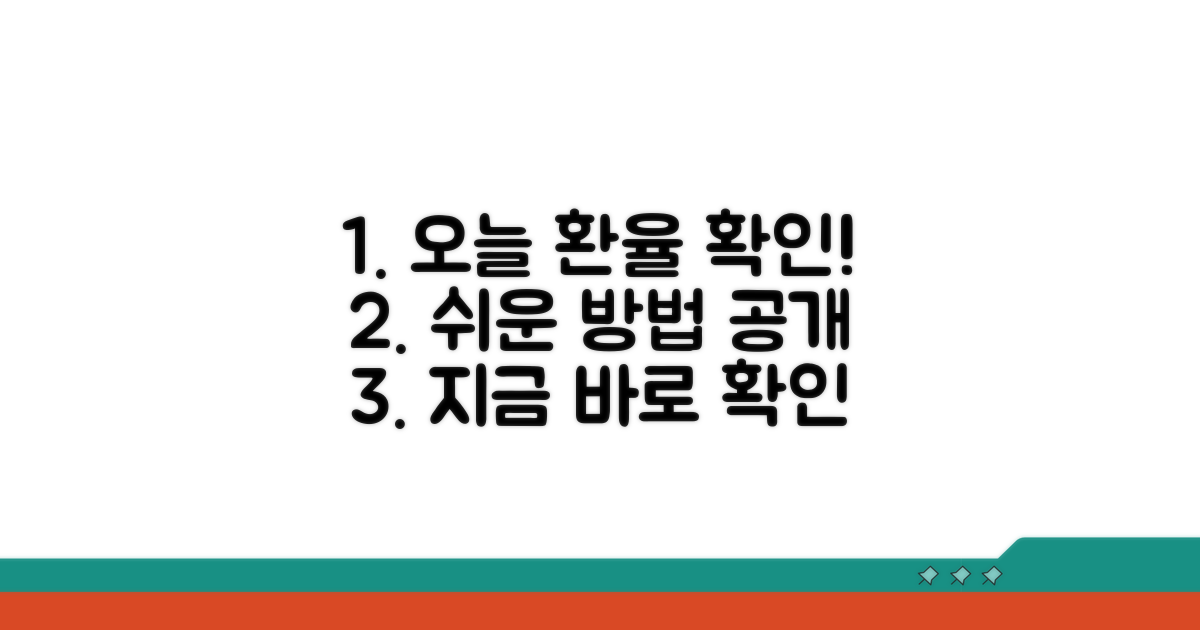 오늘 환율 바로 확인하는 방법