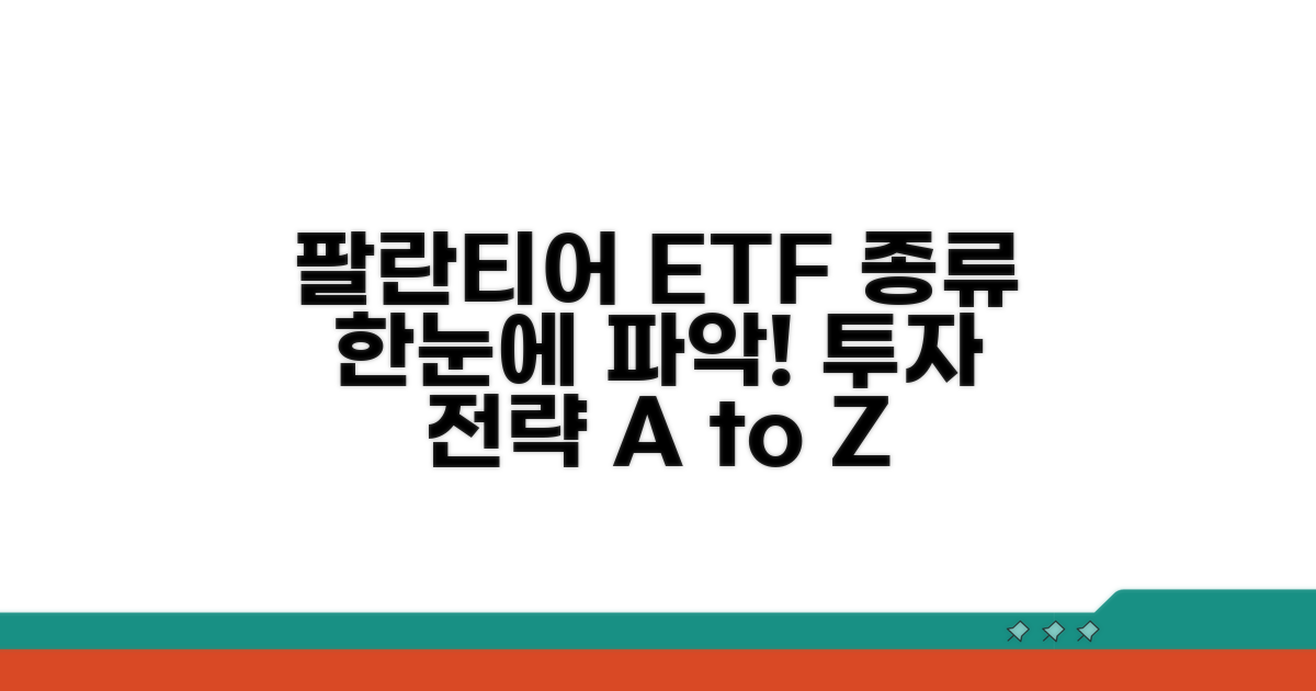 팔란티어 ETF 종류 한눈에 보기