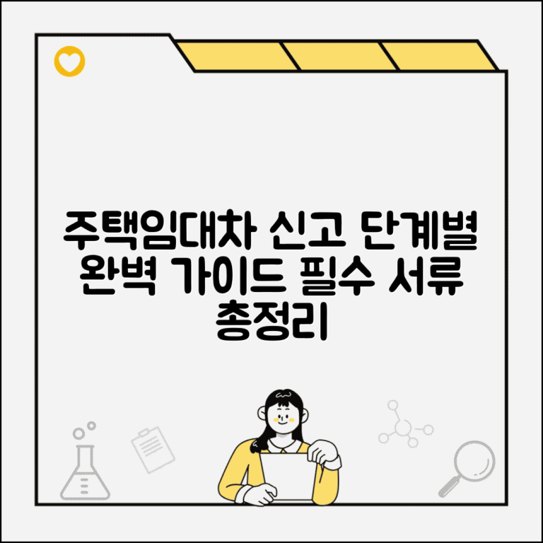 주택임대차계약 신고 단계별 안내 | 임대인 임차인 공동 책임, 절차 및 준비서류 총정리