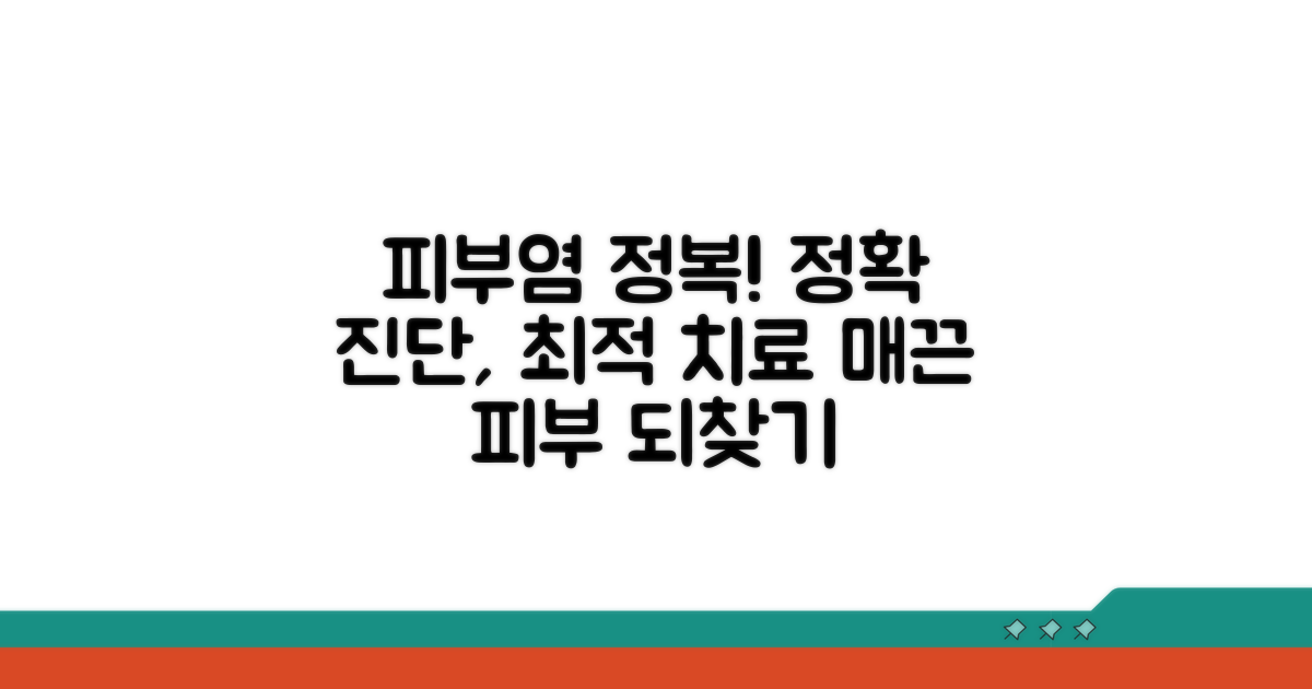 피부염 치료, 정확한 진단과 치료 방법