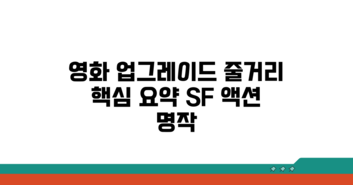 영화 업그레이드 줄거리 한눈에