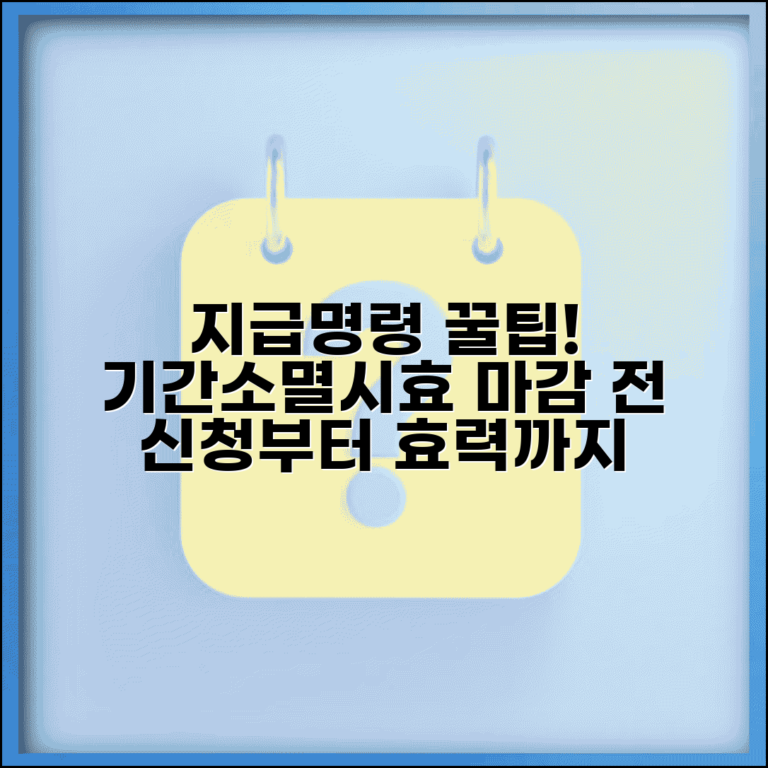 지급명령 기간 및 소멸시효 | 신청 기한, 효력, 절차, 소송 전 알아보기
