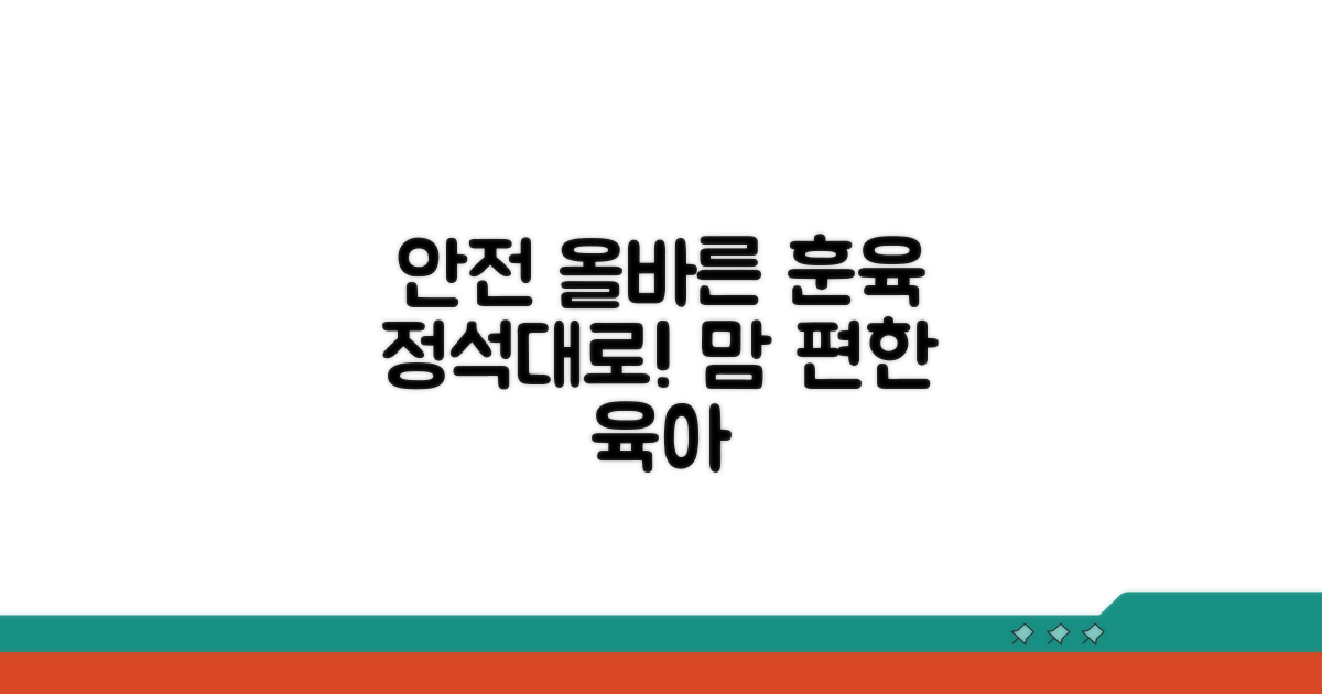 안전하고 올바른 훈육 실천