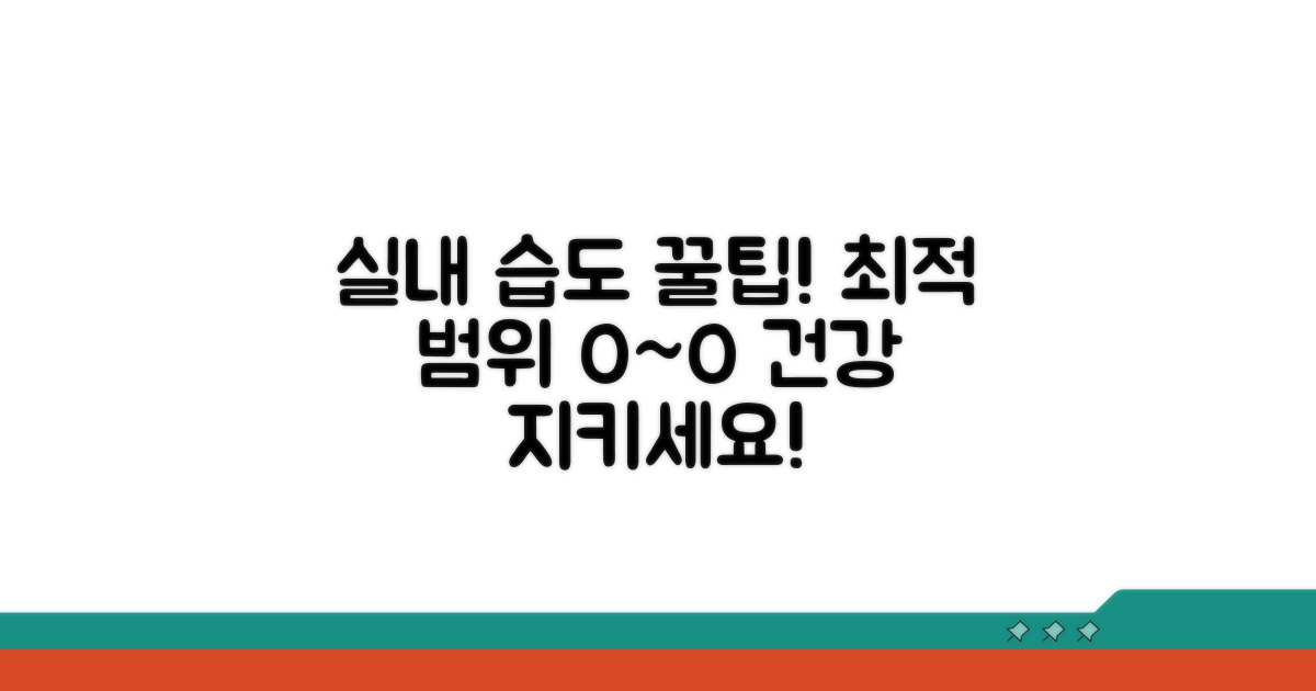 실내 습도와 건강, 최적 범위 알아보기
