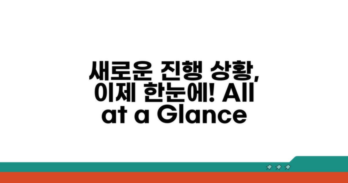 진행 과정, 이제 한눈에!