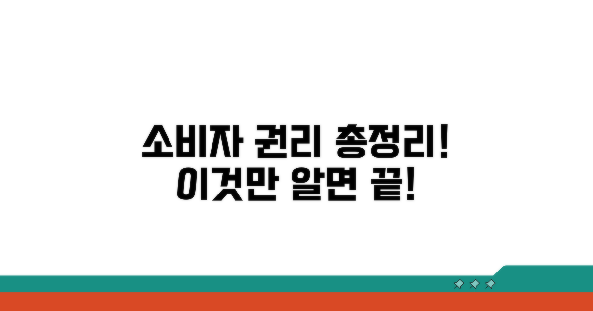 소비자 권리 보호 총정리