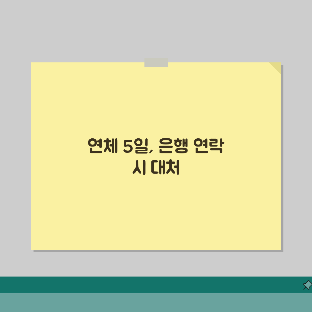 대출이자 연체 5일차 은행 연락오면 대처법 솔직후기, 이렇게 해결했어요